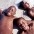 Three kids on beach